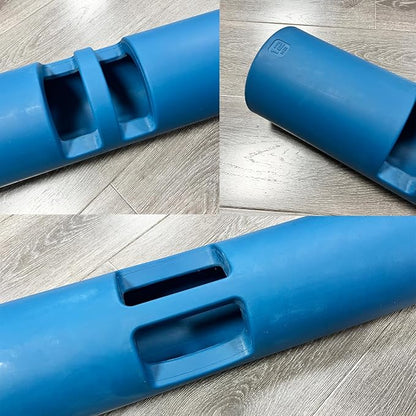 Multicolor 4 to 12kg Fitness Tube Portable Durable Training Rubber Weight Bar Weight Bearing Fitness TPR Barrel for Loaded Movement Training