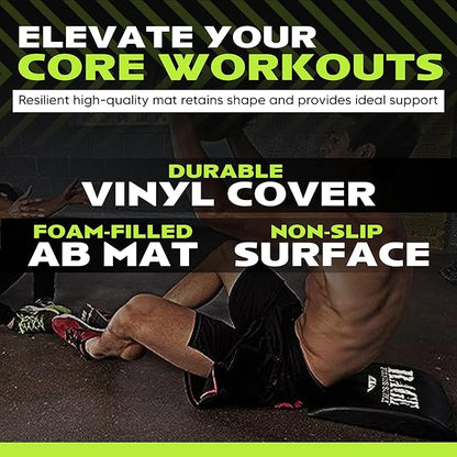 Rage Fitness Abdominal Mat, Ab Mat, Core Trainer, Crossfit Core Workouts, Sit ups, Crunches - Workouts Included