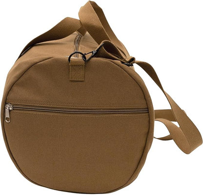 Rothco Heavy-Duty Canvas Shoulder Duffle Bag - Rugged Travel Gym Gear Equipment Bag