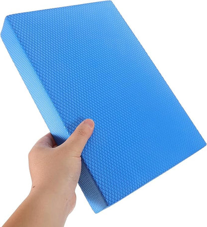 NOLITOY Balance Pad Yoga Mat Cushion Non-Slip Thickened Foam Kneeling Knee Pad for Home Workout Fitness and Physical Therapy Exercise Training in Light Blue