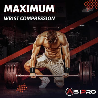 Wrist Wraps for Weightlifting 18" Wrist Straps for Weightlifting Weight Lifting Wrist Wraps for Men & Women, Muñequeras para Gym Wrist Support for Working Out, Gym Wrist Wraps for Powerlifting