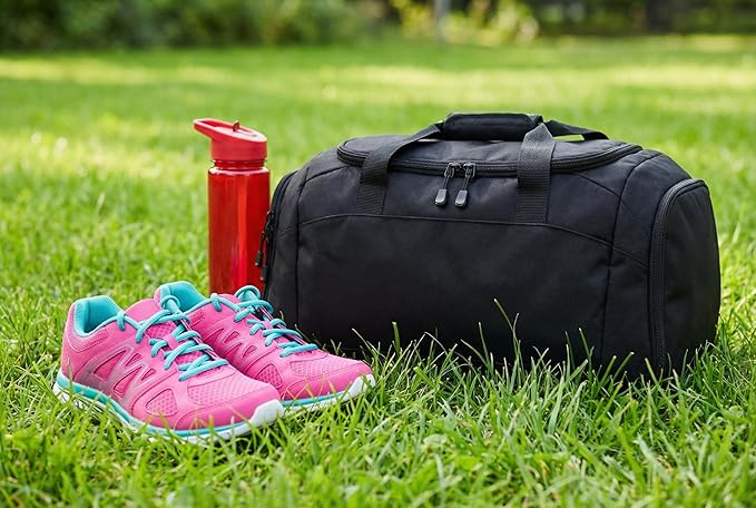 Personalized Cross Country Duffel Bag – Custom Name Team Logo XC Gym Travel Bag for Runners – Lightweight Athletic Sports Gear Bag for Boys & Girls