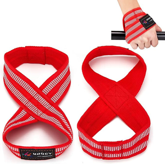 Figure 8 Lifting Straps - Deadlifting & Powerlifting Straps for Cross Training