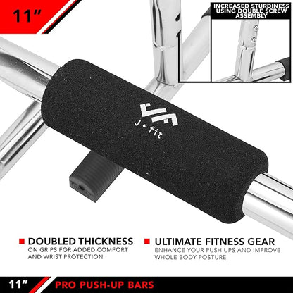 JFIT Tall Push Up Bar Stand
