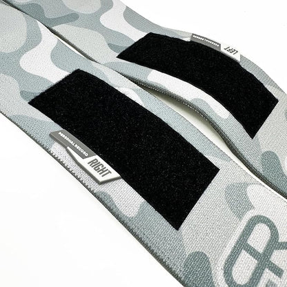 Heavy Duty Premium Wrist Wraps, More Elasticity, Reinforced Stitching, Extra Wide Strap, Strong Thumb Loop, Larry Wheels Weightlifting Wraps