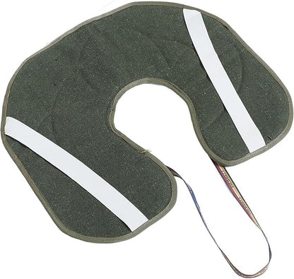 GLEAVI Shoulder Pad for Barbell Squats and Hip Thrusts, Green Foam Cushion with Strap, Breathable Sports Shoulder Protector for Gym Weightlifting and Workout Support