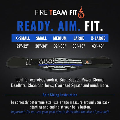 Weight Lifting Belt for Men and Women, 6 Inch, Bodybuilding & Fitness Back Support for Cross Training Workout, Squats, Lunges