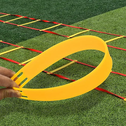Agility Ladder Adjustable Agility Ladder, Speed Training Equipment, Fitness Jumping Ladder Footwork Sport Equipment, for Outdoor Speed Training(Size:5M)