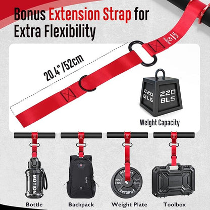 FitBeast Forearm Strengthener & Wrist Roller - Forearm Strength Trainer with Thickened Anti-Slip Grip Handles&Adjustable Strap, Perfect for Forearm Exercising, Boosting Grip Strength, Muscle Building