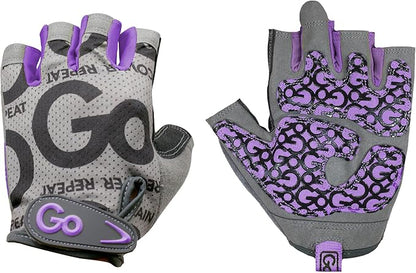 GoFit GoFit GF-WGTC-PPL Women's Pro Trainer Gloves