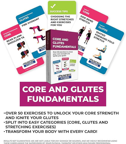 Exercise Flash Cards - Workout Cards Deck - Exercise Cards for Home Workouts Women & Men