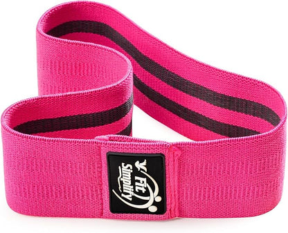 Fit Simplify Non Slip Fabric Resistance Hip Bands, Set of 3