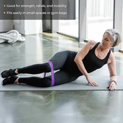 Power Systems Mini Versa Loop – 9" Commercial Grade Exercise Resistance Band for Working Out, Elastic Band for Physical Therapy, Strength, Fitness Training at Home or Gym