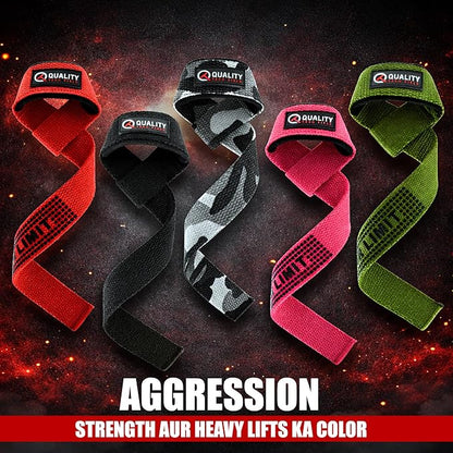 Genuine Leather Lifting Straps, Wrist Assistance for Heavy Pulls, Weightlifting Bodybuilding, Gym, Fitness Accessories, Strength Training, Powerlifting, & Deadlifts