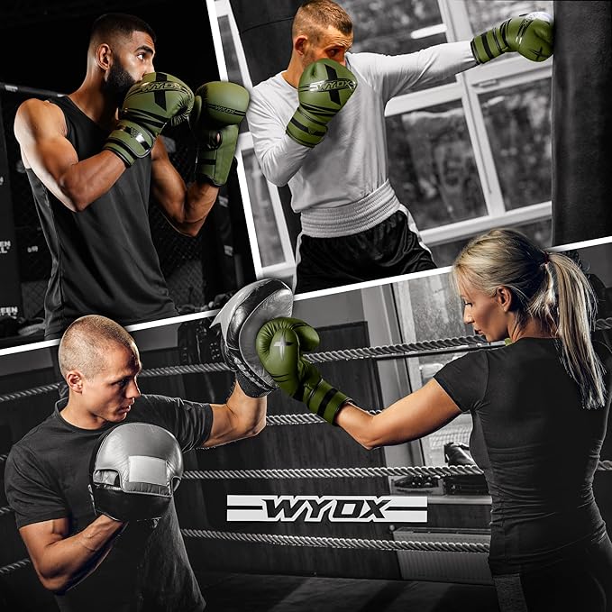 WYOX Kids Boxing Gloves 4oz 6oz 8oz – Youth Punching Gloves for Boys & Girls Ages 3–15 – Sparring Gloves for Punching Bag, Kickboxing, Muay Thai, MMA – Boxing Gloves for Kids Training Set
