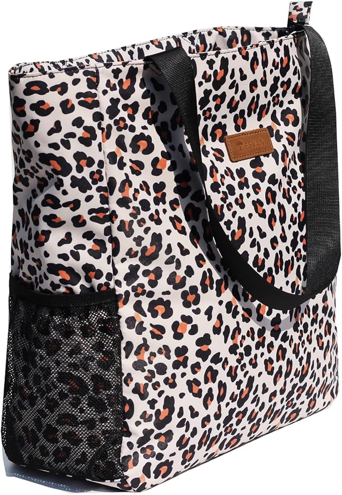 Original Floral Water Resistant Large Tote Bag Shoulder Bag for Gym Beach Travel Daily Bags Upgraded