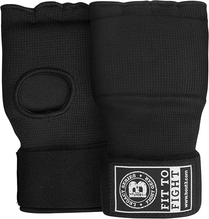 Bout3® Gel Boxing Handwraps for Men & Women - Inner Gloves with Gel Padding for Wrist Support, Comfort, 80cm Long Straps, Impact Protection - Ideal for Boxing, MMA, Kickboxing, Training