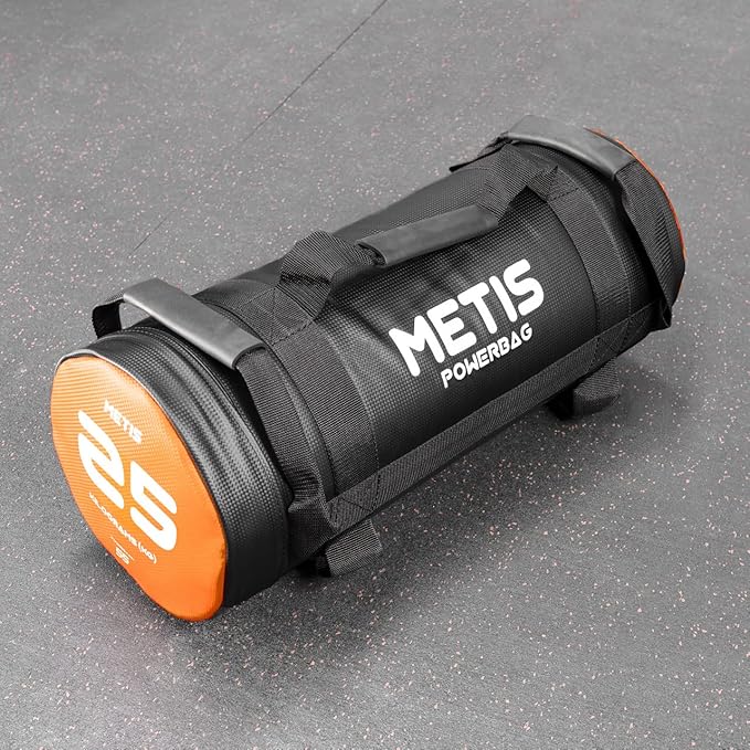 METIS Power Bags – 11lbs to 66lbs | Strength Training Fitness Equipment – Home Exercise and Gym Fitness | Prefilled Powerbag Weights for Powerlifting, Crossfit & MMA