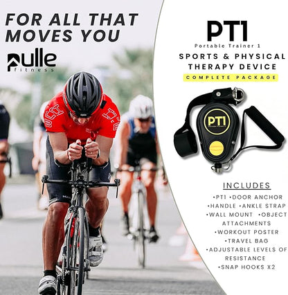 Pulle PT1 Cable Trainer, Home Gym, Fitness Exercise Machine, Rope Trainer, Adjustable Weight Trainer, Physical Therapy, HSA, Abs, Glutes, Biceps, Triceps, Muscle Builder, Bodybuilding, Pilates