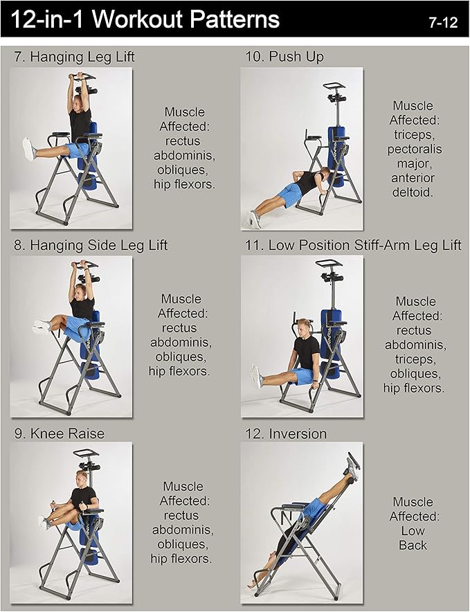 Innova Inversion Table with Power Tower