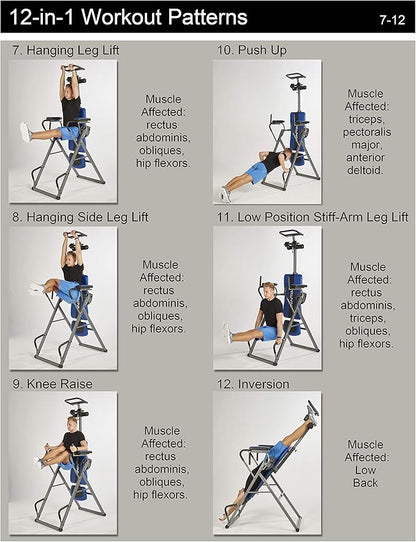 Innova Inversion Table with Power Tower