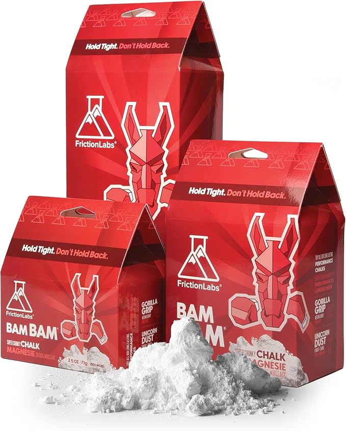 Friction Labs Premium Loose Climbing Chalk - High-Performance Hand Chalk with Superior Grip for Bouldering, Climbing, Weightlifting & More - Long Lasting & Skin Friendly Powdered Chalk