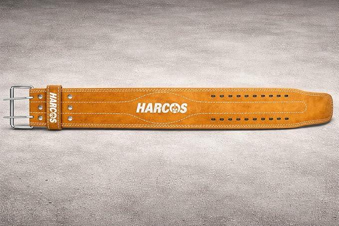 HARCOS Auto-Lock Weight Lifting Belt – 4” Premium Nylon Gym Belt for Squats, Deadlifts & Olympic Lifting – Adjustable Core Support Belt for Men & Women