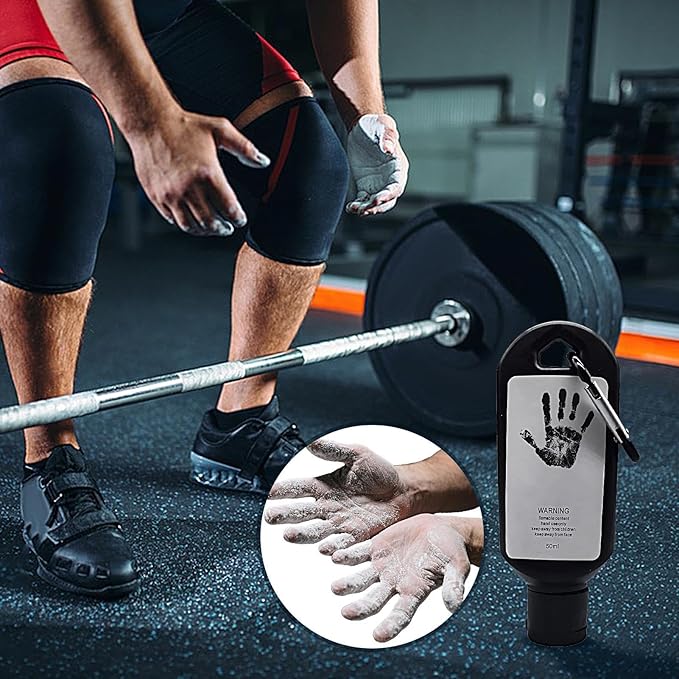 Gym Chalk Liquid - Non Slip Exercise Accessories, 50ml Weight Lifting Grip, Sweat Resistant Quick Dry Principle, Enhanced Hand Friction Control, High Performance Sports Gear, Athlete Training Use