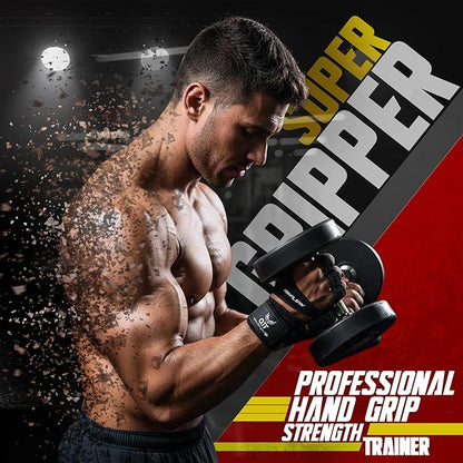 QTF Ventilated Weight Lifting Gloves for Men & Women Workout Gym Fitness Extra Grip with Wrist Support Wrap Cross fit Pull-ups Barbell Training Sports