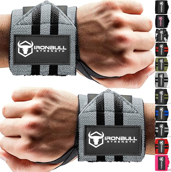Wrist Wraps for Weightlifting (USPA & IPL Approved) - 18” Premium Quality Wrist Straps for Weightlifting - Weight Lifting Wrist Wraps with Thumb Loop - Best Gym Wrist Wraps for Lifting Weights, Curls & Dips - Lifting Wrist Wraps for Bench, Powerlifting...