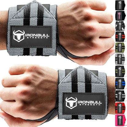 Wrist Wraps for Weightlifting (USPA & IPL Approved) - 18” Premium Quality Wrist Straps for Weightlifting - Weight Lifting Wrist Wraps with Thumb Loop - Best Gym Wrist Wraps for Lifting Weights, Curls & Dips - Lifting Wrist Wraps for Bench, Powerlifting...