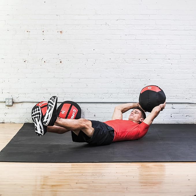 Lifeline Wall Ball Weighted Medicine Ball Core Strength with Sewn Exterior - Coordination, Stability, Cardio, Plyometrics, Crossfit