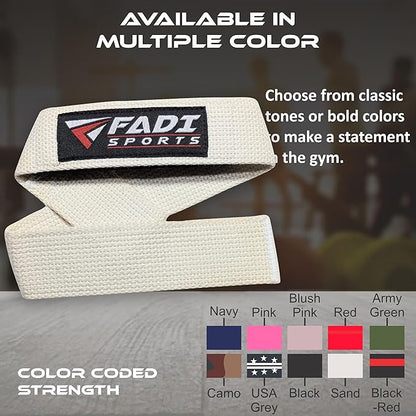 Lifting Wrist Straps for Weightlifting, Bodybuilding, Powerlifting & Deadlifts – 24 Inch Cotton Straps with Padded Neoprene for Strength Training & Grip Support