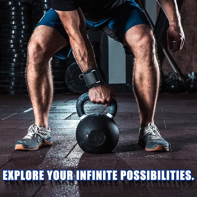 RitFit Wrist Wraps, Wrist Straps for Weightlifting, Wrist Support for Working Out, Bodybuilding, MMA, Powerlifting, Strength Training, Men & Women