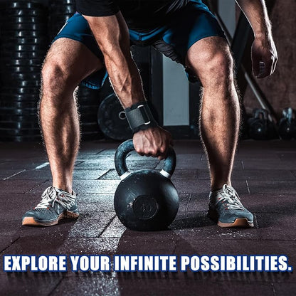 RitFit Wrist Wraps, Wrist Straps for Weightlifting, Wrist Support for Working Out, Bodybuilding, MMA, Powerlifting, Strength Training, Men & Women