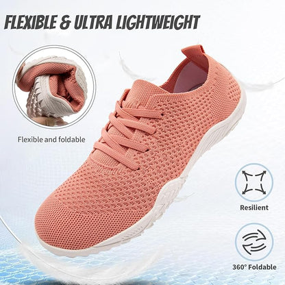 WCIDFY Barefoot Shoes Women Zero Drop Gym Walking Shoes Non Slip Minimalist Tennis Lightweight Breathable Yoga Sneakers