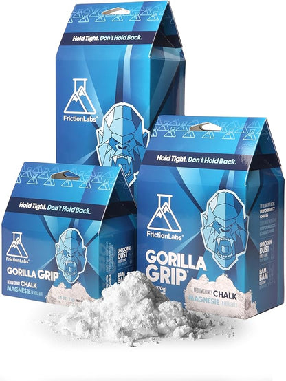 Friction Labs Premium Loose Climbing Chalk - High-Performance Hand Chalk with Superior Grip for Bouldering, Climbing, Weightlifting & More - Long Lasting & Skin Friendly Powdered Chalk