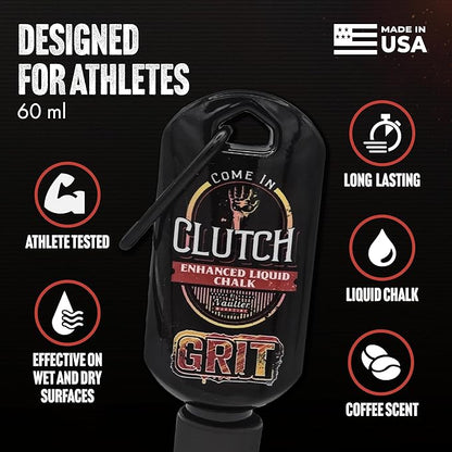 STYK Vaulter Magazine - Enhanced Liquid Chalk, No Mess, Work Out Chalk, Grip Boost, for Weightlifting, Gymnastics, Rock Climbing, Bodybuilding, Pole Vault, Crossfit, and More, Liquid Hand Chalk