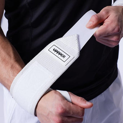 UPPPER Wrist Wraps for Weightlifting – 19" Lifting Wrist Support with Thumb Loop for Bench Press, Powerlifting, and Gym Workouts for Men & Women | Premium Fitness Gear