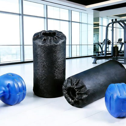 High-Density Foam Foot Roller Replacement for Gym Machines, Balanced Density Leg Extension Pad with Anti-Wobble Contact, Flexible Secure Fit for Home Gym, Rehab & Training (2 Pack)