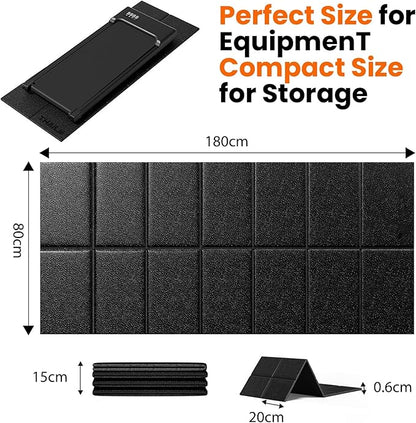 Treadmill Walking Pad Mat for Carpet Floors 71x32,1/4“Thick Treadmill Mat for Hardwood Floors,Mat for Under Exercise Equipment on Carpet,Noise Shock Absorption