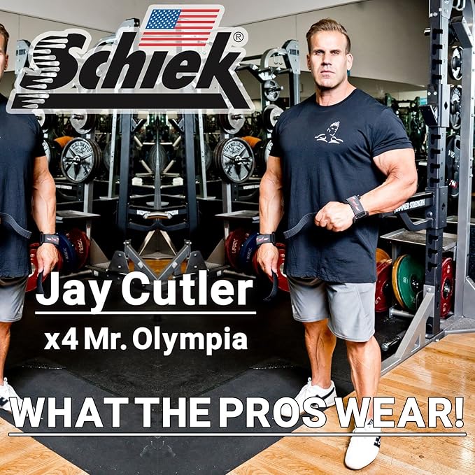 Schiek Sports Model J1000PLS Jay Cutler Signature Power Lifting Wrist Straps