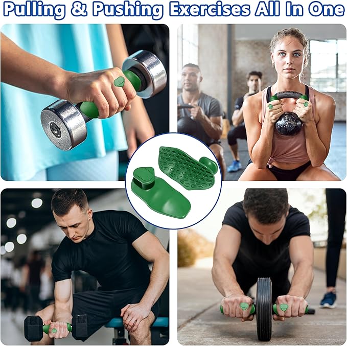 Silicone Gym Grips for Weight Lifting,Workout Gloves for Women Men Alternative,Anti Slip Gym Workout Grip,Rubber Gym Hand Grips-Weightlifting Grips Pad for Barbell,Pull Up,Ryptfit,Training