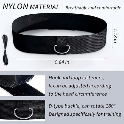 Boxing Reflex Ball Headband Set - Includes 1 Ball and 1 Adjustable Headbands for Beginner Proficiency Improvement,Great Boxing Equipment Fun Fitness for All Ages