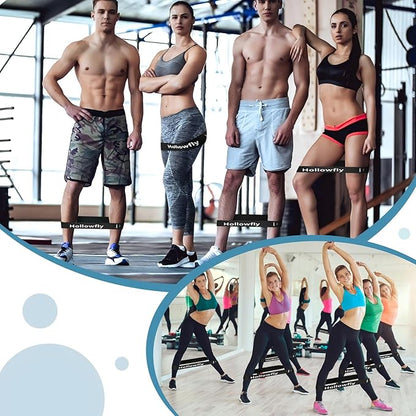 30 Pcs Latex Resistance Loop Exercise Bands for Booty Workout Stretch Exercise Band Non Slip for Legs Squat Resistance Loop Women Men Starter Butt Hip Thigh Fitness
