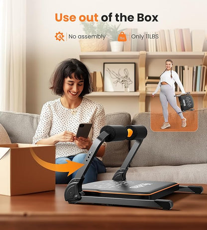 Niceday Ab Workout Equipment, Ab Machine for Stomach Workout, Ab Trainer Machine for Home, Ab Crunch Machine for Home Exercise, Sit Up Machine with 330 LBS Weight Capacity