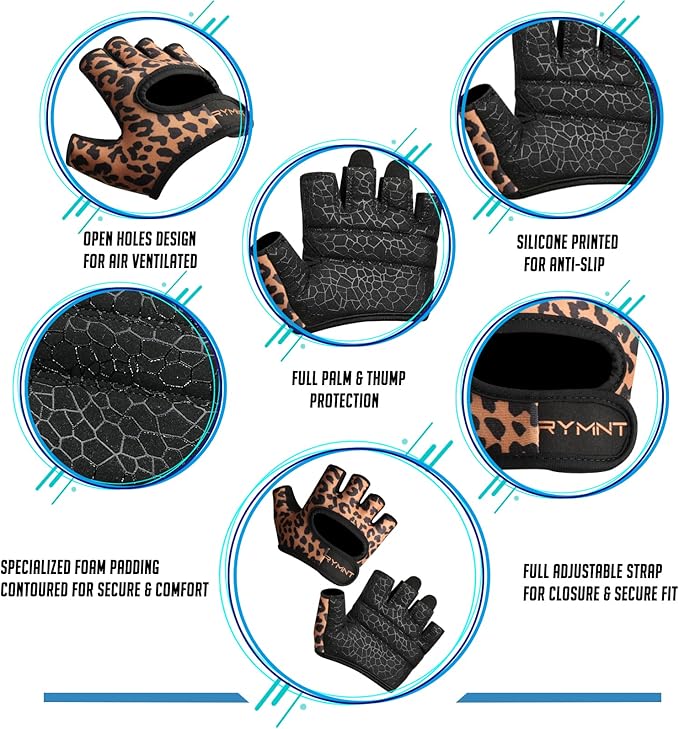 Minimal Weight Lifting Gloves,Short Micro Workout Gloves Grip Pads with Full Palm Protection & Extra Grip for Men Women Weightlifting,Gym,Exercise Training
