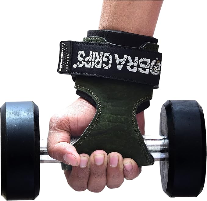 Cobra Grips PRO Weight Lifting Gloves Heavy Duty Straps Alternative with Power Lifting Hooks Padded Wrist Support for Deadlifts & Bodybuilding