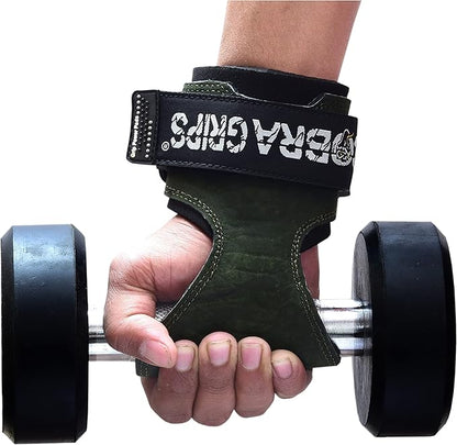 Cobra Grips PRO Weight Lifting Gloves Heavy Duty Straps Alternative with Power Lifting Hooks Padded Wrist Support for Deadlifts & Bodybuilding
