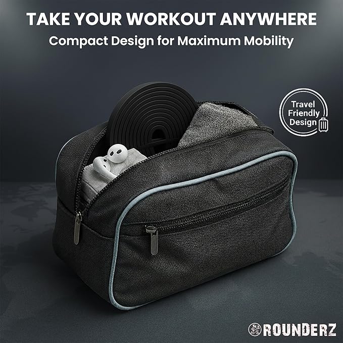 Rubberbanditz Rounded Edge Resistance Band | Compact and Light Weight Exercise Bands | Suitable for All Fitness Levels Users| Travel Friendly Resistance Bands for Working Out